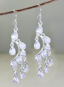 well-made Silver Fashion For Her Jewellery Gemstone Earring SETEMP-113