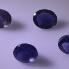 iolite loose Stone 1 Pieces 9 x 11 mm Oval Blue faceted Gemstone