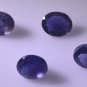 iolite loose Stone 1 Pieces 9 x 11 mm Oval Blue faceted Gemstone