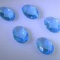 synthetic cubic zirconia Blue topaz cz loose Stone 1 Pieces 10 x 14 mm Oval Blue
