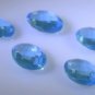 synthetic cubic zirconia Blue topaz cz loose Stone 1 Pieces 10 x 14 mm Oval Blue