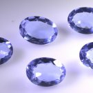 synthetic cubic zirconia Alexandrite CZ loose Stone 1 Pieces 10 x 14 mm Oval Blu
