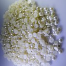 faux pearl loose Stone 10 Pieces 6 x 6 mm Round Off-white cabochon Gemstone