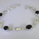 Riyo A Black Onyx 925 Solid Sterling Silver Designer Bracelet Sbrabon-6026