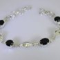 Riyo A Black Onyx 925 Solid Sterling Silver Designer Bracelet Sbrabon-6026