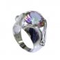 Riyo Mystic Quartz Silver Fashion Jewellery Eternity Ring Sz 5 Srmqu5-54001