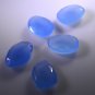Chalcedony loose Stone 1 Pieces free size Fancy Sky Blue faceted Gemstone