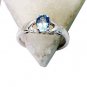 Riyo Blue Topaz New Silver Jewellery Ring Sz 7 Srbto7-10053