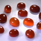 Red onyx loose Stone 1 Pieces 10 x 12 mm Oval Red cabochon Gemstone