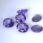 Amethyst loose Stone 1 Pieces 9 x 11 mm Oval Purple faceted Gemstone