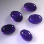 Amethyst loose Stone 1 Pieces 10 x 14 mm Oval Purple cabochon Gemstone