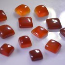 Red onyx loose Stone 1 Pieces 9 x 9 mm Princess Red cabochon Gemstone