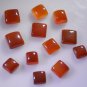 Red onyx loose Stone 1 Pieces 9 x 9 mm Princess Red cabochon Gemstone