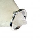 Riyo White Homemade Silver Jewelry Silver Ring Band Sz 6 Srwhcz6-