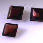 Garnet loose Stone 1 Pieces 7x7,8x8 mm Princess Red faceted Gemstone