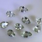 Green amethyst loose Stone 1 Pieces 8 x 12 mm Pear Green faceted Gemstone