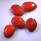SYN coral loose Stone 1 Pieces free size Fancy Red faceted Gemstone