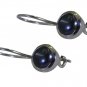 Riyo Black 925 sterling silver Pearl Earring sexy modern handmade jewelry SEPEA-