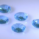 synthetic cubic zirconia Blue topaz cz loose Stone 1 Pieces 10 x 10 mm Round Blu