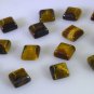 Tiger Eye loose Stone 1 Pieces 7 x 7 mm Princess Brown cabochon Gemstone