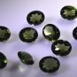 synthetic cubic zirconia Emerald cz loose Stone 1 Pieces 8 x 10 mm Oval Green f