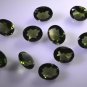 synthetic cubic zirconia Emerald cz loose Stone 1 Pieces 8 x 10 mm Oval Green f