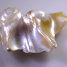Pearl loose Stone 1 Pieces free size Fancy White cabochon Gemstone