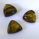 Tiger Eye loose Stone 1 Pieces 14 x 14 mm Trillion Brown cabochon Gemstone