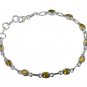 Riyo Yellow 925 sterling silver Citrine Bracelet cute handmade jewelry designs S