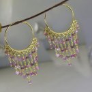 pleasing Silver Fashion For Her Jewellery Gemstone Earring GPSETMP-11
