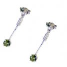 Riyo Peridot Old Silver Jewellery Mother Earring L 1in Seper-58030