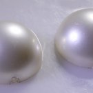 Pearl loose Stone 1 Pieces 18 x 18 mm Round White cabochon Gemstone