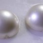 Pearl loose Stone 1 Pieces 18 x 18 mm Round White cabochon Gemstone