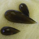 Smoky Quartz loose Stone 1 Pieces 7x16,11x29 mm Pear Brown faceted Gemstone