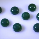 Green onyx loose Stone 1 Pieces 9 x 9 mm Round Green cabochon Gemstone