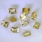 Citrine loose Stone 1 Pieces 9 x 11 mm Emerald cut Yellow faceted Gemstone