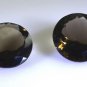 Smoky Quartz loose Stone 1 Pieces 21 x 21 mm Round Brown faceted Gemstone