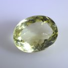 lemon Quartz loose Stone 1 Pieces 14 x 20 mm Oval Yellow faceted Gemstone