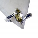 Riyo Lemon Quartz Silver Jewelry Mori Ring Sz 8 Srlqu8-46012