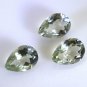 Green amethyst loose Stone 1 Pieces 10 x 14 mm Pear Green faceted Gemstone