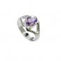 Riyo Amethyst Celebrity Silver Jewelry Wedding Bands Sz 4 Srame4-2149