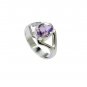 Riyo Amethyst Celebrity Silver Jewelry Wedding Bands Sz 4 Srame4-2149