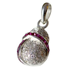 Riyo 925 Solid Sterling Silver Timeless Pendant L 1in Spmucz-116012