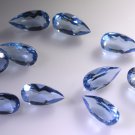 synthetic cubic zirconia Tanzanite cz loose Stone 1 Pieces 7 x 14 mm Pear Blue