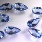 synthetic cubic zirconia Tanzanite cz loose Stone 1 Pieces 7 x 14 mm Pear Blue