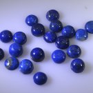 Lapis Lazuli loose Stone 1 Pieces 7 x 7 mm Round Blue cabochon Gemstone