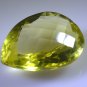 lemon Quartz loose Stone 1 Pieces 20 x 28 mm Pear Yellow faceted Gemstone