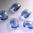 synthetic cubic zirconia Tanzanite cz loose Stone 1 Pieces 12 x 16 mm Emerald cu