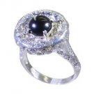 easy Silver Fashion For Her Jewellery Gemstone Ring SRTMP7-22