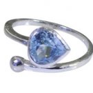 harmonious Silver Fashion For Her Jewellery Gemstone Ring SRTMP7-30
